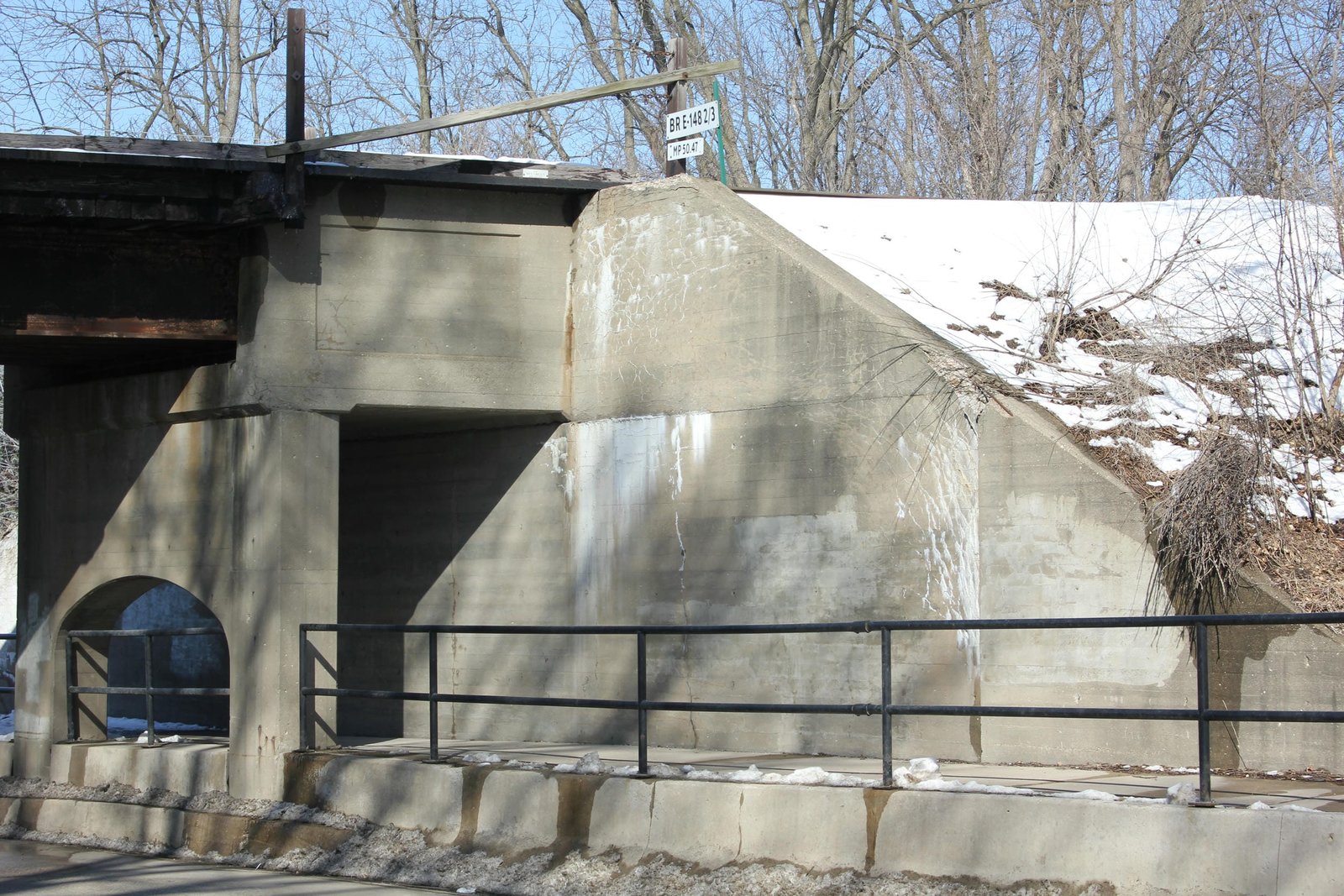 East abutment